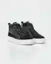 Tenis Hi Top Shimmer Negro Sombrio Ultraoscuro 37 Chevignon