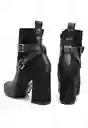 Botines Dama Negro Talla 37 122 Tellenzi