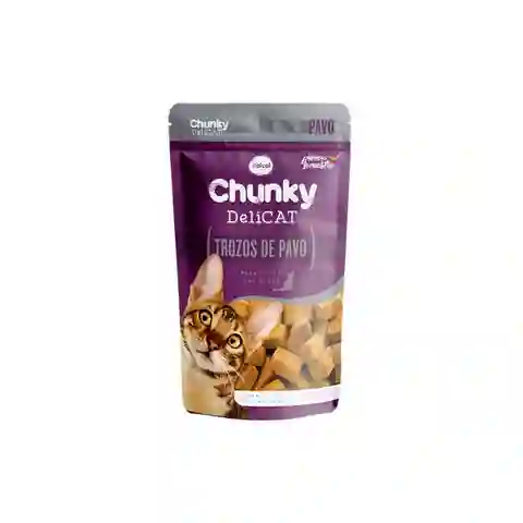 Chunky Delicat Alimento Para Gato Trozos de Pavo