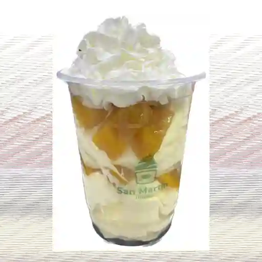 Duraznos con crema tradicionales