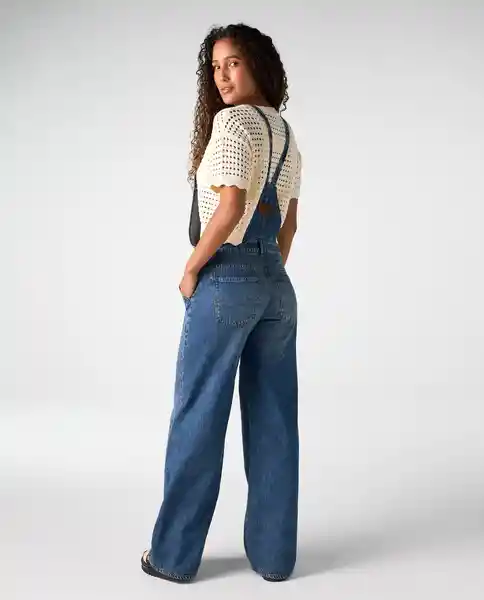 Enterizo Mujer Azul Talla M 362G000_AZU174021 Americanino