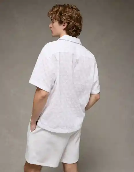Camisa Hombre Blanco Talla Large 2920100 American Eagle