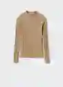 Jersey Flurry Camel Talla 18 Mujer Mango