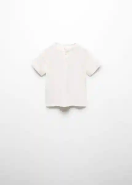 Camiseta Pani6B Off-White Talla 70 Niño Mango