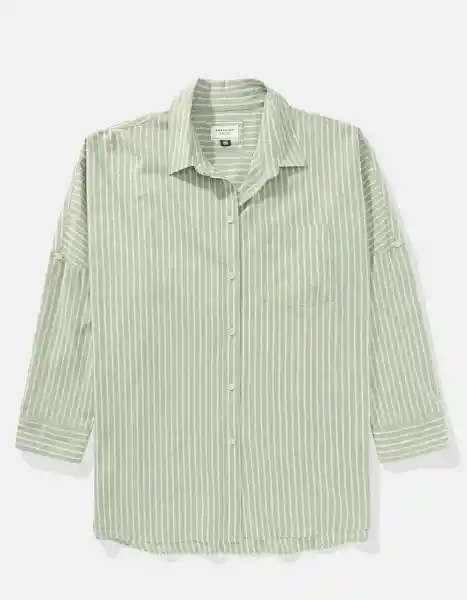 Camisa Mujer Verde Talla XX-SMALL 5223300 American Eagle