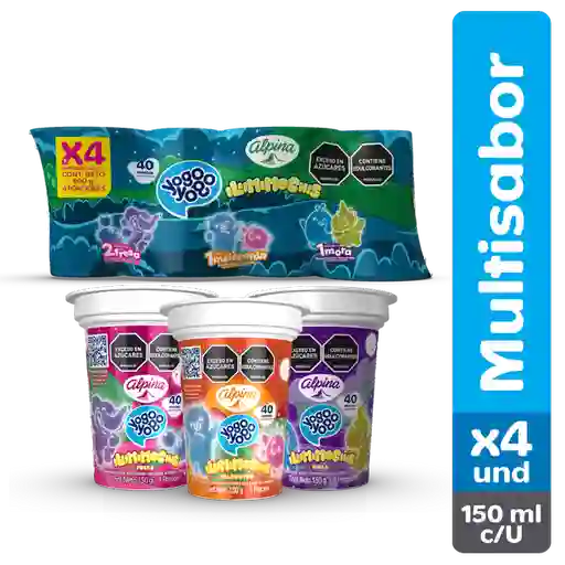 Yogo Yogo Yogurt Sabores Surtido 