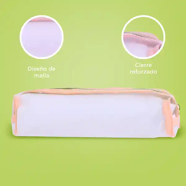 Cartuchera de Malla Serie Rose Gold Miniso