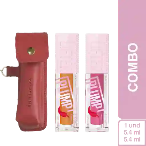 Combo Porta Labial +Lifter Gloss Plump Honey + Pink Sting