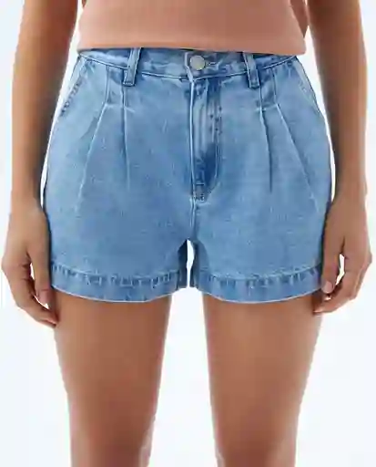 Short Mujer Azul Talla 6 359f001 Americanino