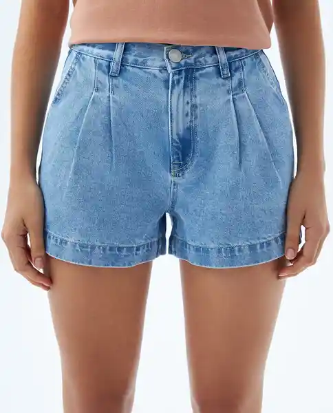 Short Mujer Azul Talla 6 359f001 Americanino