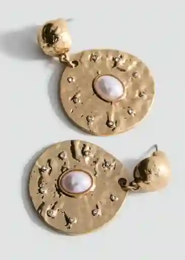 Pendientes Cata Oro Talla 99 Mujer Mango