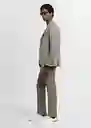 Pantalón París Beige Talla 40 Hombre Mango
