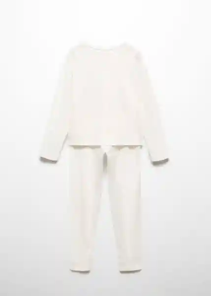 Pijama Sfive Off White Talla 10 Niña Mango