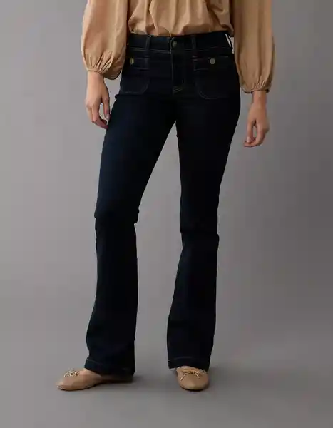 Jean Mujer Azul Talla 8 REGULAR 5507413 American Eagle