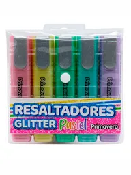 Primavera Resaltador Glitter Pastel 