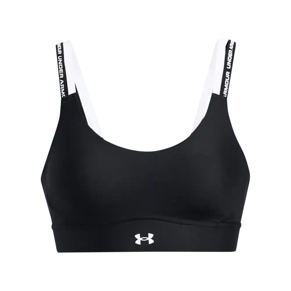 Under Armour Crop Infinity Mid Rib Wm Bra Mujer Negro XSac