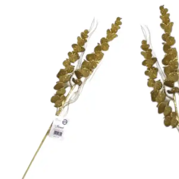 Rodeo Adorno Maranelo Navideño Dorado Plástico 86 cm