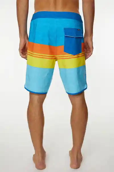 ONeill Short de Baño Four Square Stretch Am Azul Talla 38