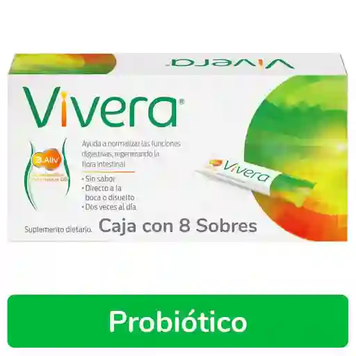 Vivera Probióticos Sobres 8 Unidades