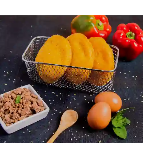 Arepa de Huevo con Carne