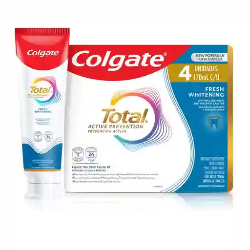 Colgate Pasta Dental Total Prevención Activa Fresh Mint