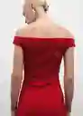 Vestido Fresa Rojo Talla XS Mujer Mango