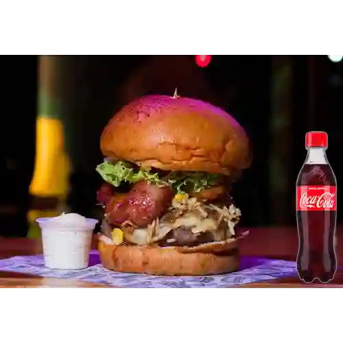 Combo Hamburguesa Ranchera +Cocacola Orig 400ml