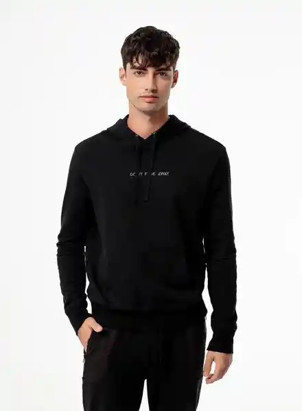 Gef Buzo Hombre Negro 798 Talla M