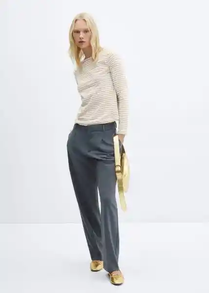 Camiseta Saco Arena Talla S Mujer Mango