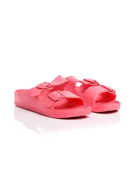 People Sandalias Eva Tipo Birken Mujer Coral Talla 40