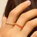 Anillo Lumi Dorado/Naranja