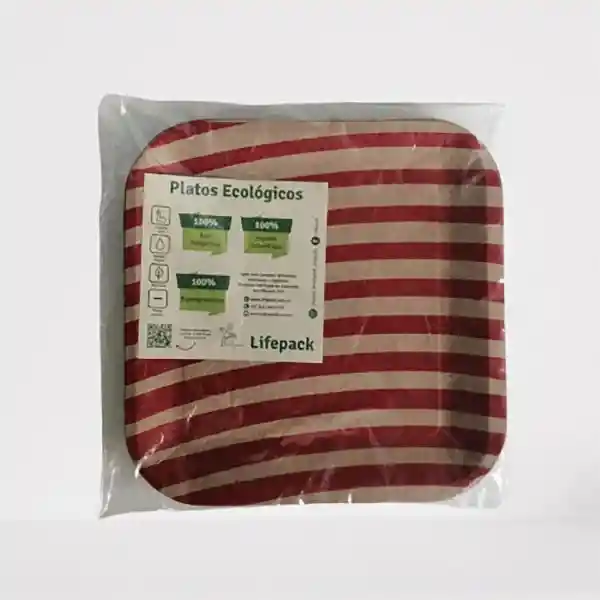 Lifepack Plato Cartón Null