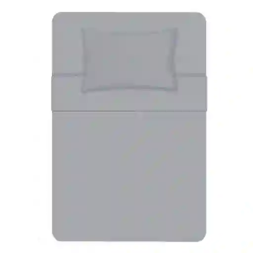 Finlandek Set de Cama 200 Hilos 100% Sencillo Gris 22760976