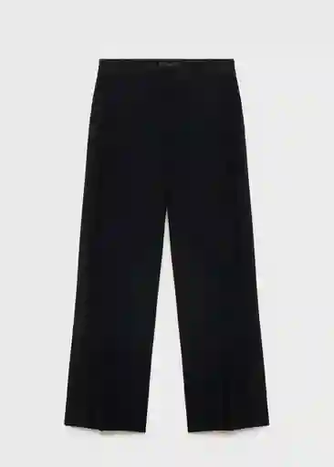 Pantalón Carlos Negro Talla 36 Mujer Mango