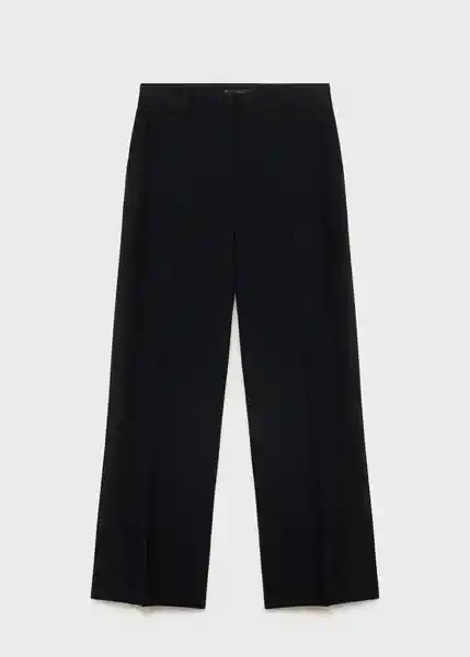 Pantalón Carlos Negro Talla 36 Mujer Mango