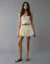 Falda Mujer Blanco Talla: 6 5163106 American Eagle