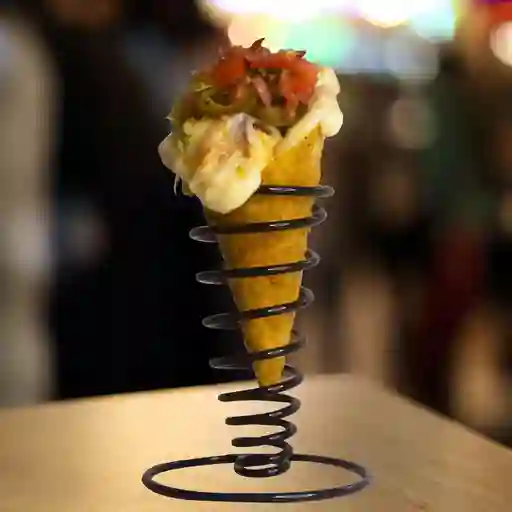 Patacón relleno mexicano