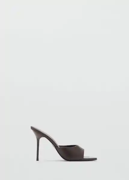 Sandalias Maite Petroleo Talla 37 Mujer Mango