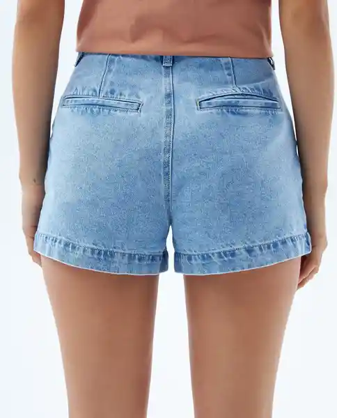 Short Mujer Azul Talla 6 359f001 Americanino