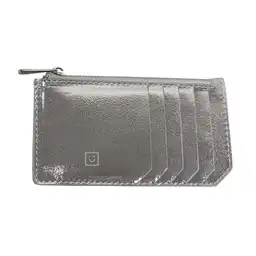 Tarjetero Holográfico Plata Serie Miniso