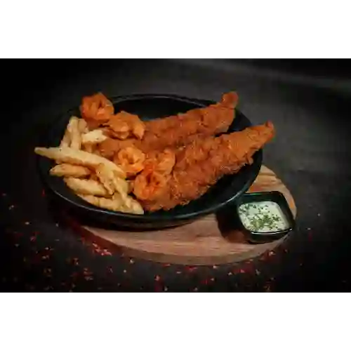 Shrimp and fish basket