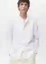 Camisa Chennai Blanco Talla M Hombre Mango