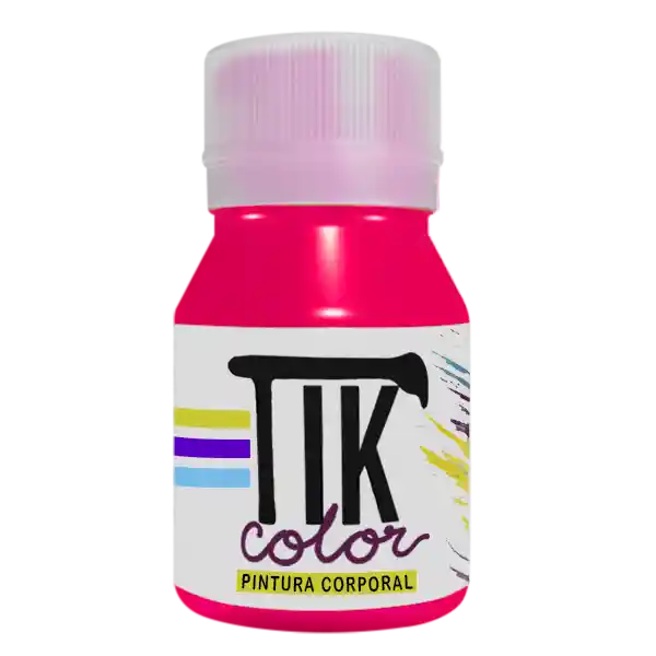 Tikcolor Maquillaje Artístico Fucsia Fluorescente 30 mL