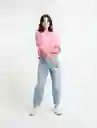  Abrigo Tejido Toledo Rosa Silvestre Medio Mujer Talla Xs Naf-Naf 