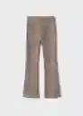 Leggings Fler Marron Talla 05 Niñas Mango