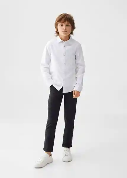 Pantalón Piccolo Negro Talla 10 Niños Mango