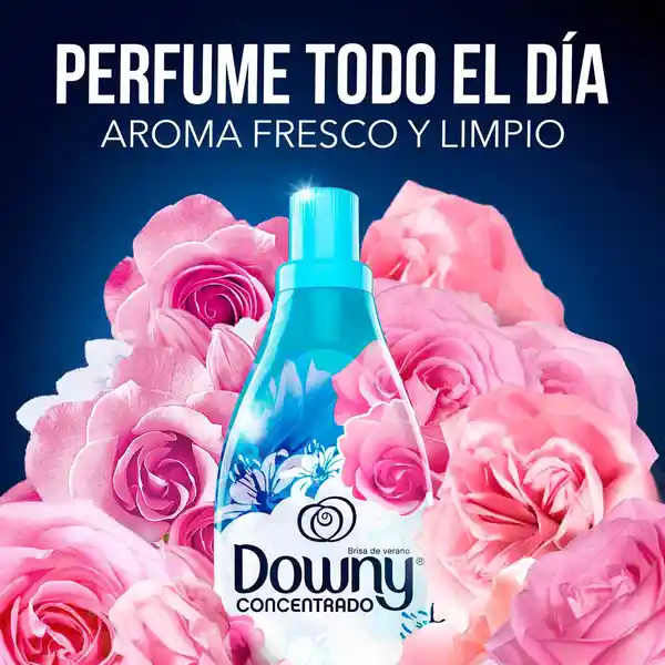 Suavizante Downy Brisa de Verano Concentrado 15L Rinde 4 veces más Aroma de larga duración