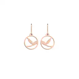 Les Georgettes Aretes Épis de Blé Sleeprs Oro Rosa 16 mm