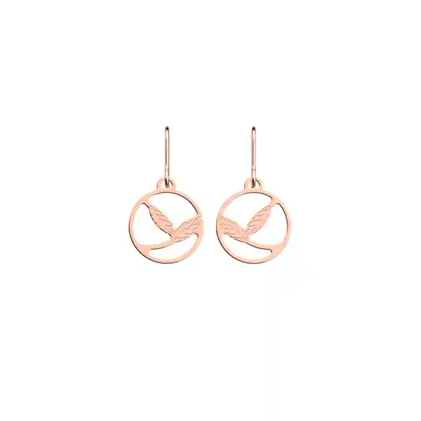 Les Georgettes Aretes Épis de Blé Sleeprs Oro Rosa 16 mm