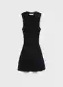 Vestido Albert Negro Talla XS Mujer Mango